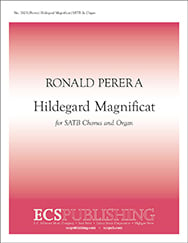 Hildegard Magnificat SATB choral sheet music cover Thumbnail